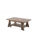 Table basse LEO en mélange de bois recyclés - CASITA