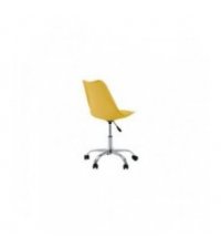 BU8026 - Fauteuil de bureau en polypropylène et simili - Jaune