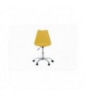 BU8026 - Fauteuil de bureau en polypropylène et simili - Jaune