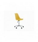 BU8026 - Fauteuil de bureau en polypropylène et simili - Jaune