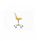 BU8026 - Fauteuil de bureau en polypropylène et simili - Jaune