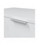 FOBUR - Bureau avec caisson 3 tiroirs L138 cm - Blanc