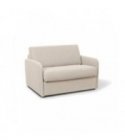 DAN - Fauteuil couchage rapide 100x190 en tissu - Beige