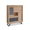 Rangement 4 portes 1 abattant 1 niche - DELTA