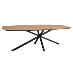 Table de salle à manger BAHIA en teck massif - Casita
