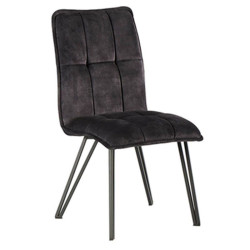 chaises VENUS avec pieds métal noir Casita