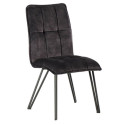 chaises VENUS avec pieds métal noir Casita
