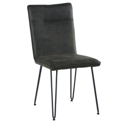chaises scandinave tissu gris Casita