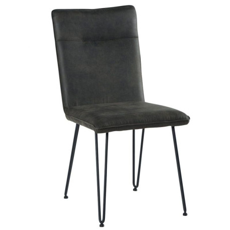 chaises scandinave tissu gris Casita