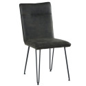 chaises scandinave tissu gris Casita