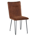 chaises scandinave tissu gris Casita