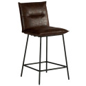 chaises îlot tissu gris Casita