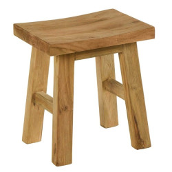 Tabouret en teck massif Casita
