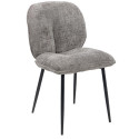 chaises vintage confort tissu blanc Casita
