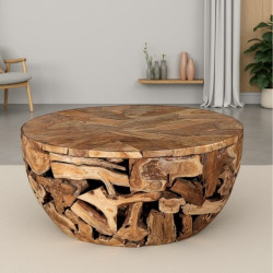 Table basse ronde racine Casita