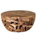 Table basse ronde racine Casita