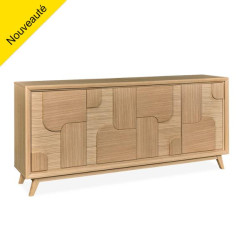 Buffet enfilade 4 portes - 1 tiroir - RIVAGE GIRARDEAU